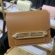 Hermes Roulis 19 bag Evercolor WAX Gold Metal Gold High