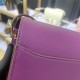 Hermes Roulis 19 bag Evercolor WAX Gold Metal Purple High