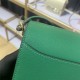 Hermes Roulis 19 bag Evercolor WAX Gold Metal Green High