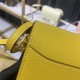 Hermes Roulis 19 bag Evercolor WAX Gold Metal Yellow High