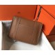 Hermes Steve 35 Messenger Bag In Brown Clemence Calfskin High