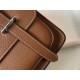 Hermes Steve 35 Messenger Bag In Brown Clemence Calfskin High