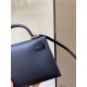 Hermes Kelly Mini II Bag Epsom Leather In Black CTN High