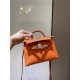 Hermes Kelly Mini II Bag Epsom Leather In Orange CTN High