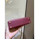 Hermes Kelly Mini II Bag Epsom Leather In Bordeaux CTN High