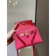 Hermes Kelly Mini II Bag Epsom Leather In Rose eLipstick CTN High