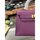 Hermes Kelly Mini II Bag Epsom Leather In Anemone CTN High