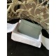 Hermes Constance To Go Long Wallet Epsom Leather Grey-Green Gold-Metal WAX High