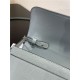 Hermes Constance To Go Long Wallet Epsom Leather Grey-Green Silver-Metal WAX High