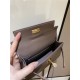 Hermes Kelly Mini II Bag Epsom Leather In Etoupe CTN High