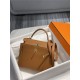 Hermes Kelly 25/28cm Sellier Bag Epsom Leather Silver/Gold Metal In Gold High