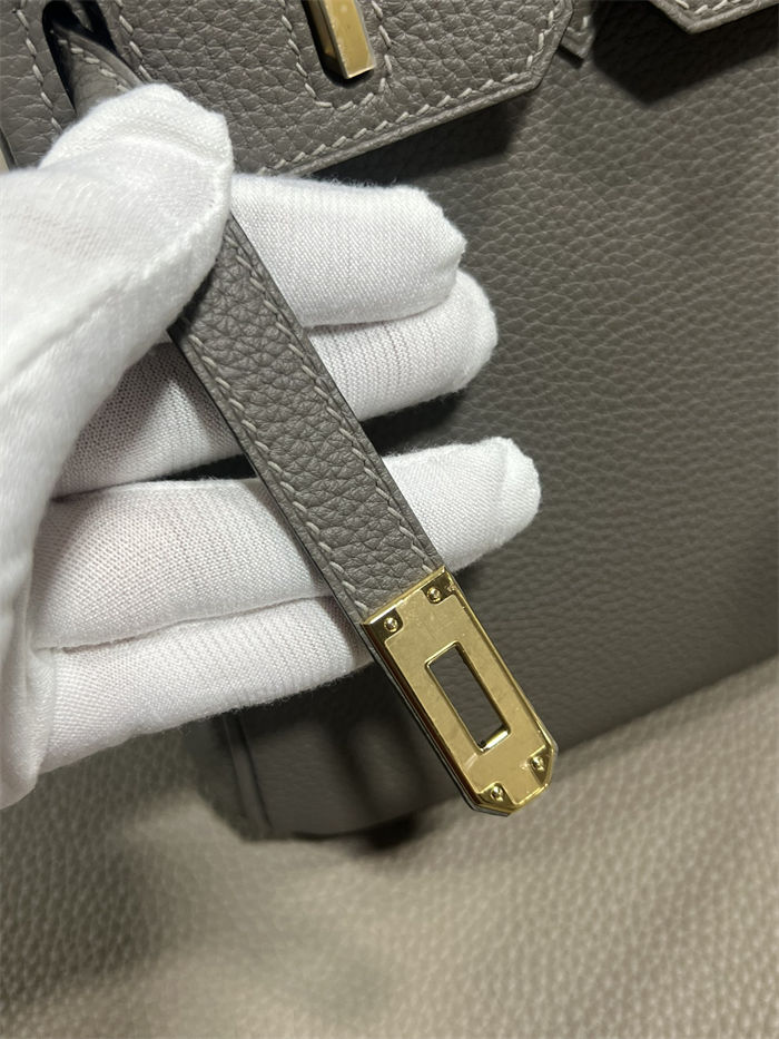 Hermes Birkin 25/30/35cm Bag Togo Leather In Etain WAX High