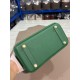 Hermes Birkin 25/30/35cm Bag Togo Leather In Vert Vertigo WAX High