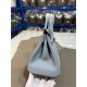 Hermes Birkin 25/30/35cm Bag Togo Leather In Blue Pale WAX High