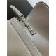 Hermes Constance To Go Long Wallet Epsom Leather Etoupe Silver-Metal WAX High