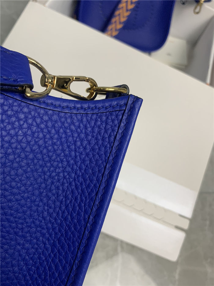 Hermes Evelyne III TPM Mini Bag Togo Leather In Royal Blue WAX High