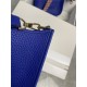 Hermes Evelyne III TPM Mini Bag Togo Leather In Royal Blue WAX High