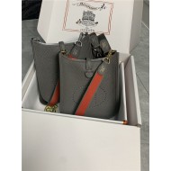 Hermes Evelyne III TPM Mini Bag Togo Leather In Dark Grey WAX High