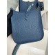 Hermes Evelyne III TPM Mini Bag Togo Leather In Navy Blue WAX High