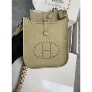 Hermes Evelyne III TPM Mini Bag Togo Leather In Trench WAX High