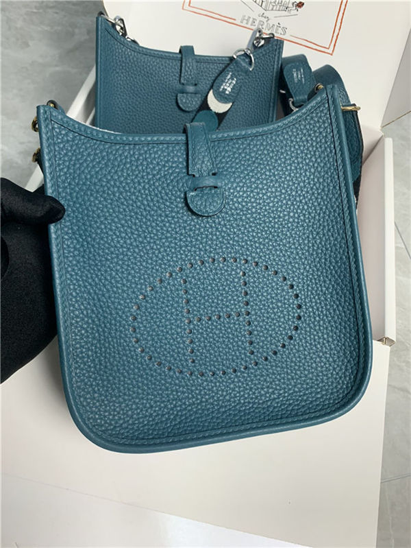 Hermes Evelyne III TPM Mini Bag Togo Leather In Olive WAX High