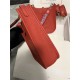 Hermes Evelyne III TPM Mini Bag Togo Leather In Red WAX High