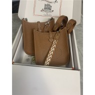 Hermes Evelyne III TPM Mini Bag Togo Leather In Camel WAX High