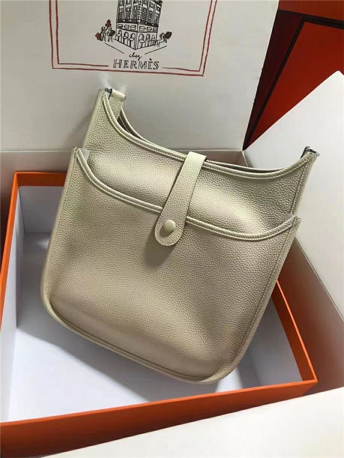 Hermes Evelyne III PM Bag Calfskin In Beige High