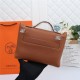 Hermes 2424 Mini Bag EVE Leather WAX Brown High