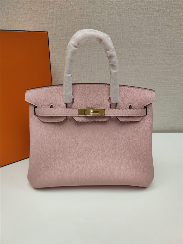 Hermes Birkin 25/30/35cm Bag Togo Leather In Rose Sakura WAX High