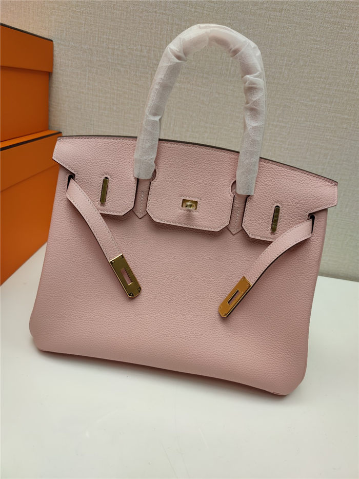 Hermes Birkin 25/30/35cm Bag Togo Leather In Rose Sakura WAX High