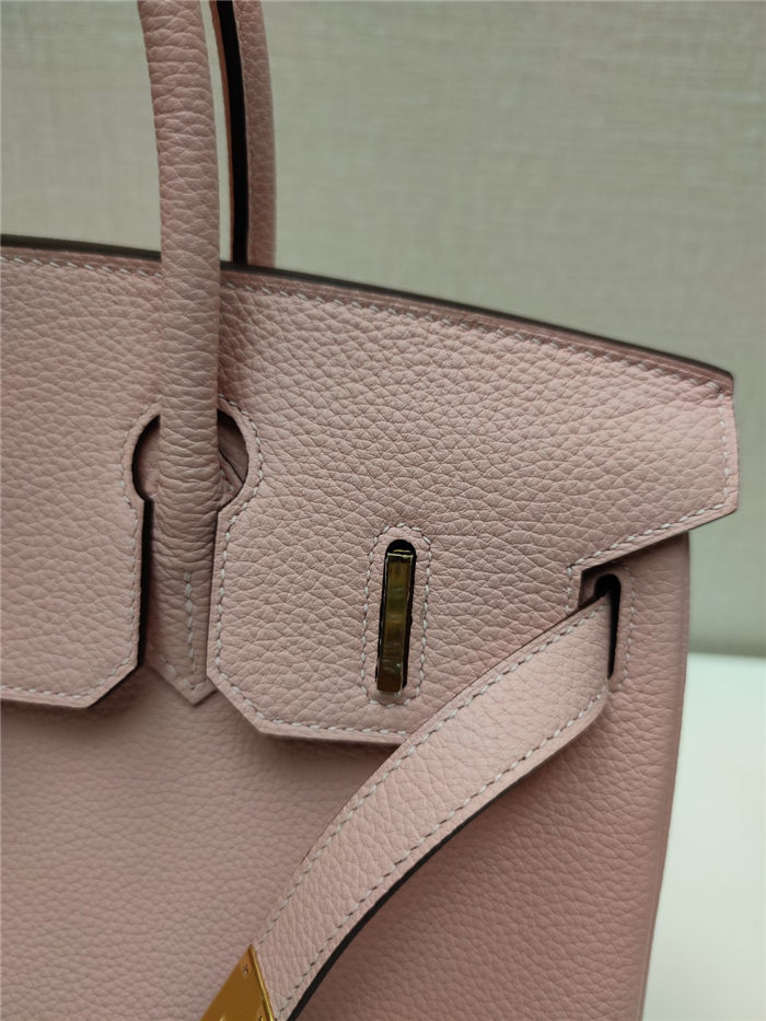 Hermes Birkin 25/30/35cm Bag Togo Leather In Rose Sakura WAX High