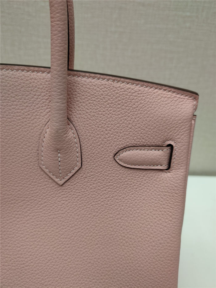 Hermes Birkin 25/30/35cm Bag Togo Leather In Rose Sakura WAX High