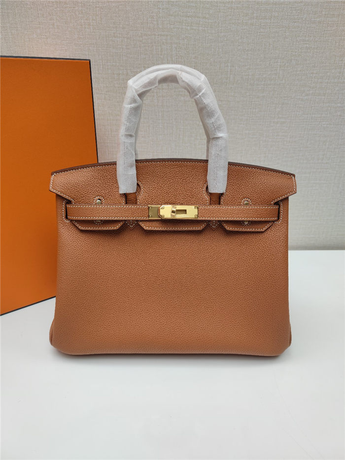 Hermes Birkin 25/30/35cm Bag Togo Leather In Gold WAX High