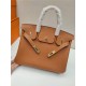 Hermes Birkin 25/30/35cm Bag Togo Leather In Gold WAX High