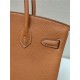 Hermes Birkin 25/30/35cm Bag Togo Leather In Gold WAX High