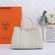 Hermes Garden Party 30/36 Bag Togo Leather WAX Craie High