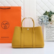 Hermes Garden Party 30/36 Bag Togo Leather WAX Yellow High