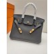 Hermes Birkin 25/30/35cm Bag Togo Leather In Black WAX High