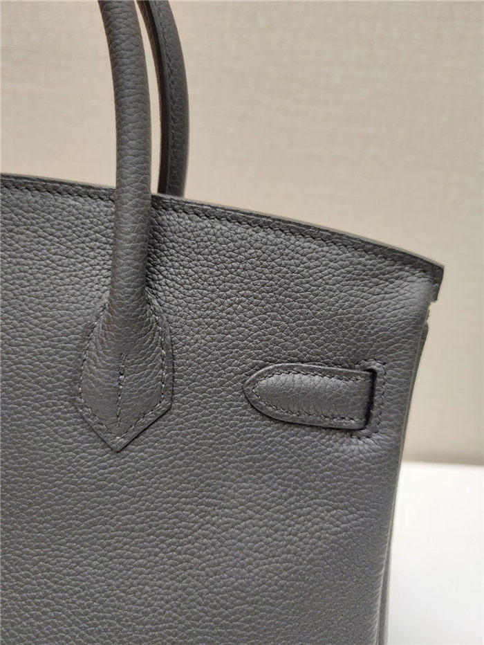 Hermes Birkin 25/30/35cm Bag Togo Leather In Black WAX High