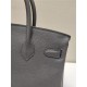 Hermes Birkin 25/30/35cm Bag Togo Leather In Black WAX High