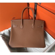 Hermes Birkin 25/30/35cm Bag Togo Leather In Tan WAX High