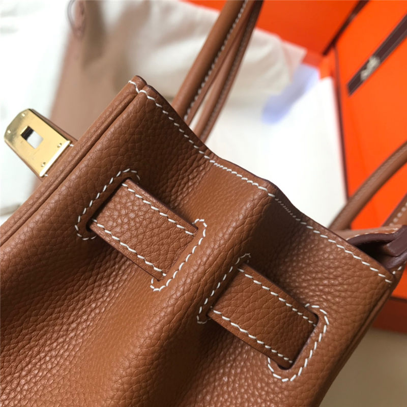 Hermes Birkin 25/30/35cm Bag Togo Leather In Tan WAX High