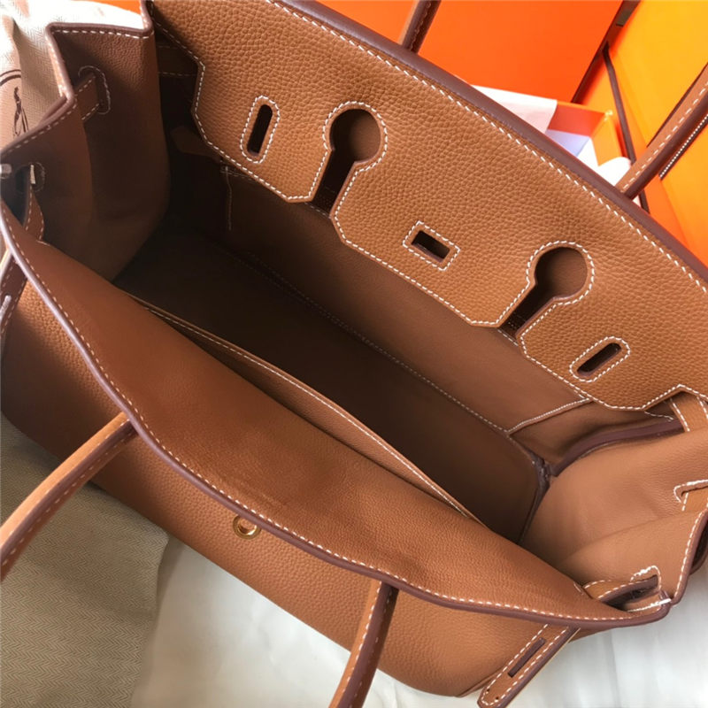 Hermes Birkin 25/30/35cm Bag Togo Leather In Tan WAX High