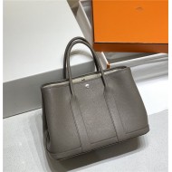 Hermes Garden Party 30/36 Bag Togo Leather WAX Etain High