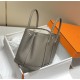 Hermes Garden Party 30/36 Bag Togo Leather WAX Etain High