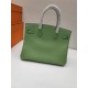 Hermes Birkin 25/30/35cm Bag Togo Leather In Vert Criquet Green WAX High