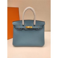 Hermes Birkin 25/30/35cm Bag Togo Leather In Denim Fonce WAX High