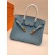 Hermes Birkin 25/30/35cm Bag Togo Leather In Denim Fonce WAX High