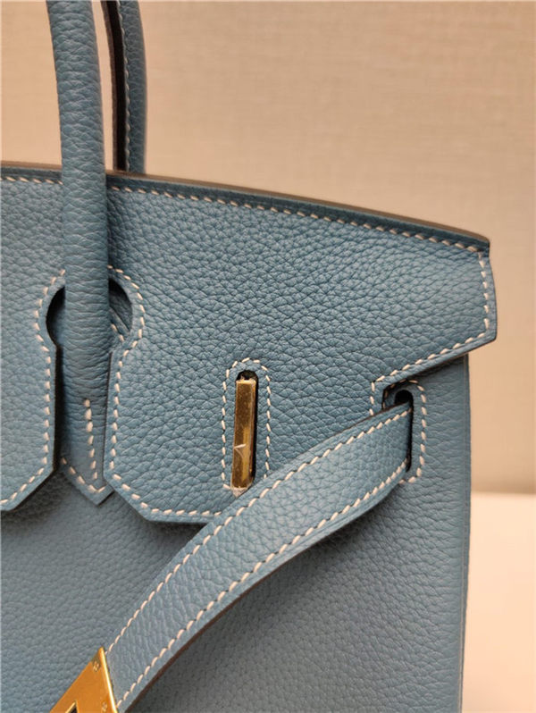 Hermes Birkin 25/30/35cm Bag Togo Leather In Denim Fonce WAX High